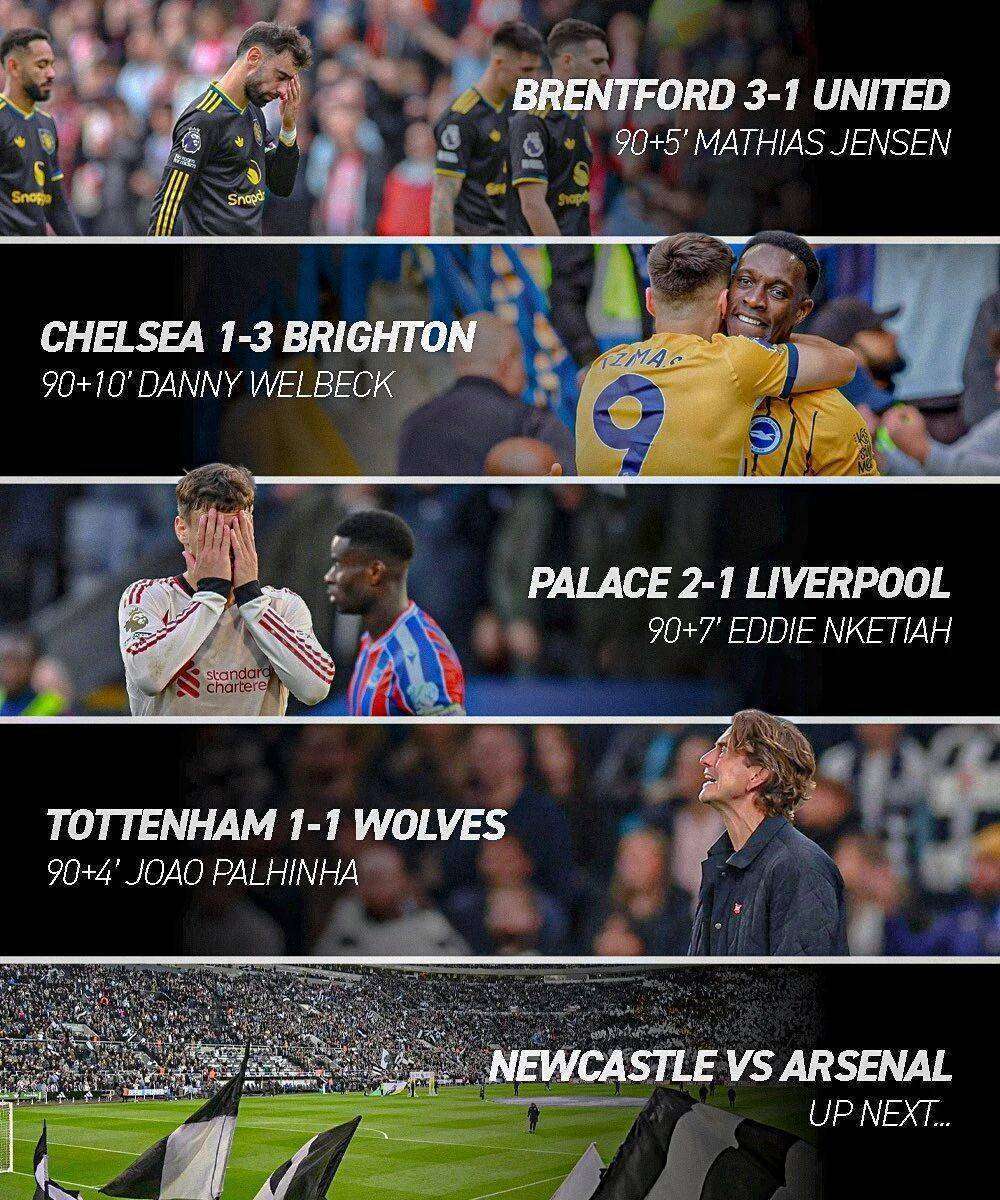 英超爆冷之夜！BIG6仅曼城胜，阿森纳危险了