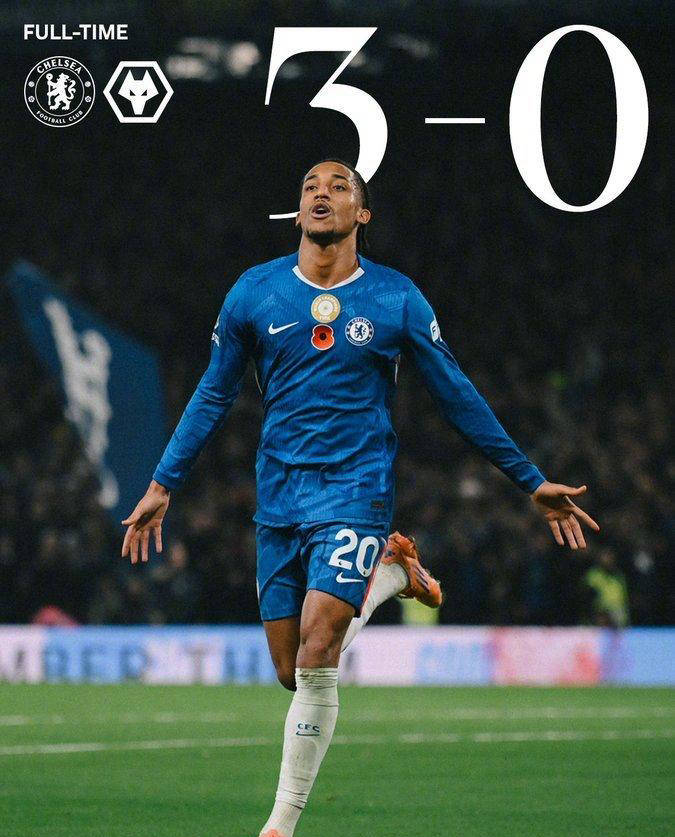 切尔西3-0击败狼队，内托建功加纳乔两助攻
